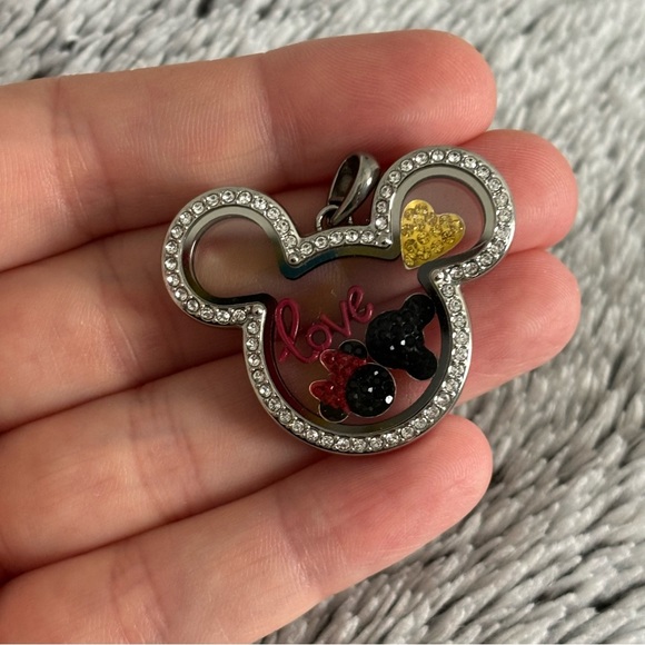 Origami Owl Disney Mickey Mouse Living Locket with charms - Picture 4 of 9